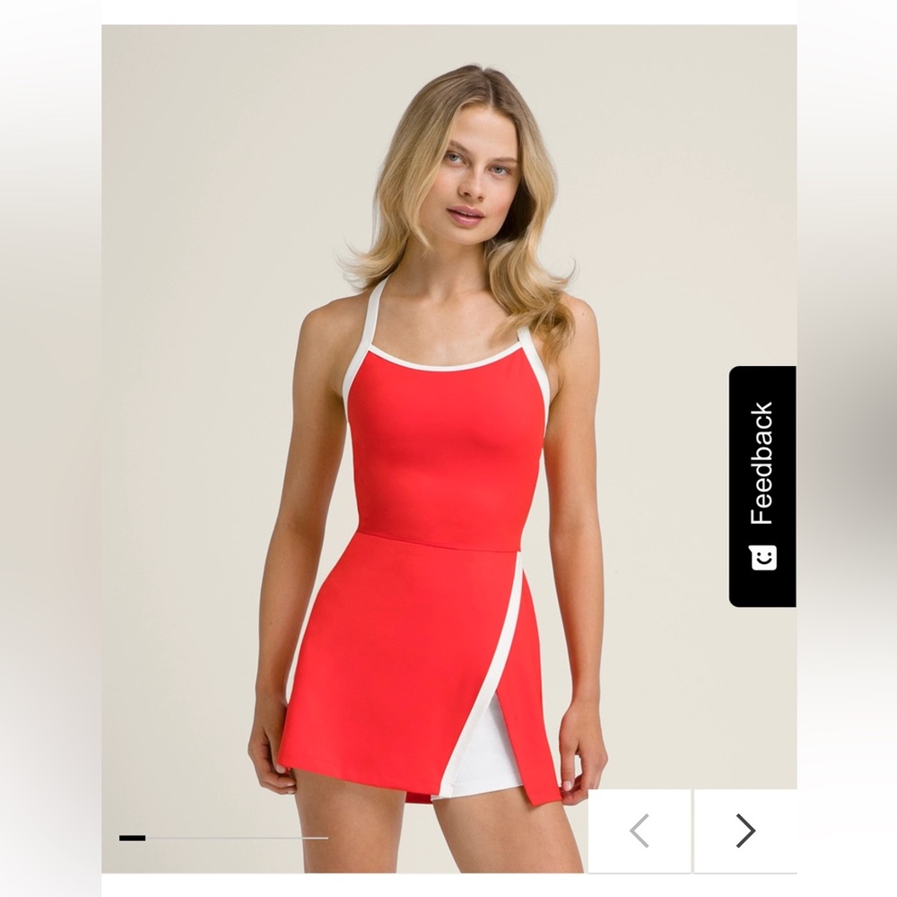 Wilson Red and White Women's Dress NWOT